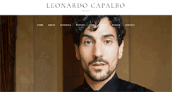 Desktop Screenshot of leonardocapalbo.com